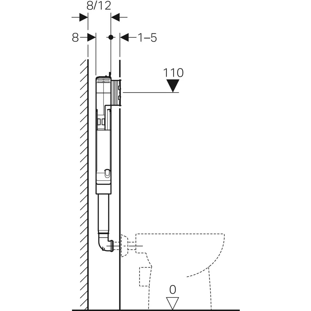 Geberit Sigma8 In-wall Cistern – view 4
