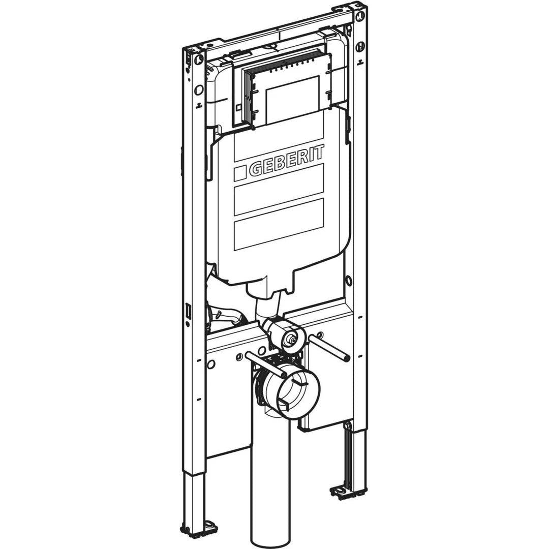 Geberit Sigma8 Duo Fix In-wall Cistern – alternate view