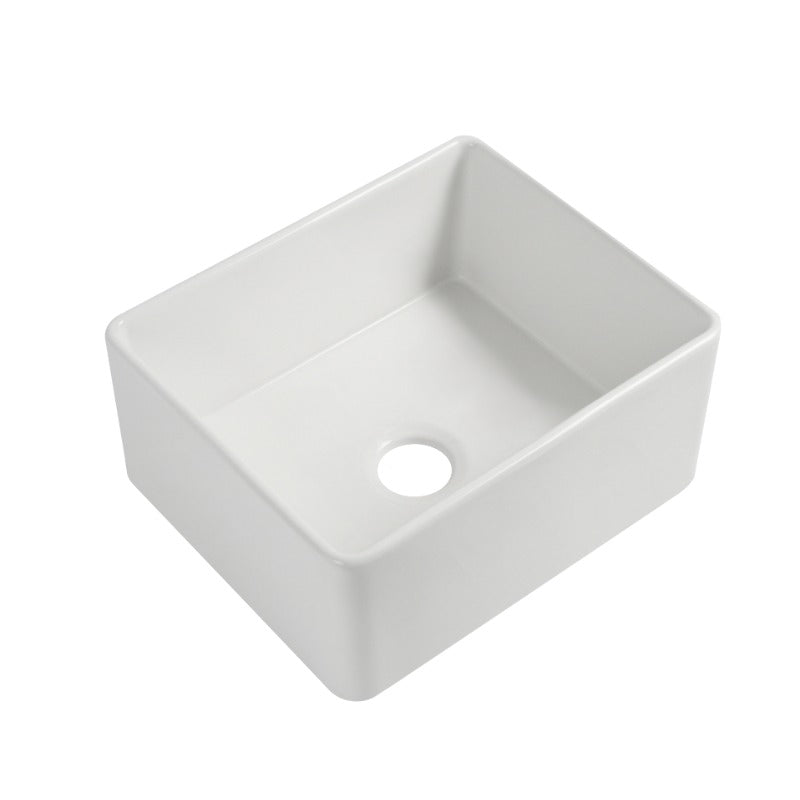 610x459x254mm Fireclay Butler Single Bowl Farmhouse Sink – alternate view