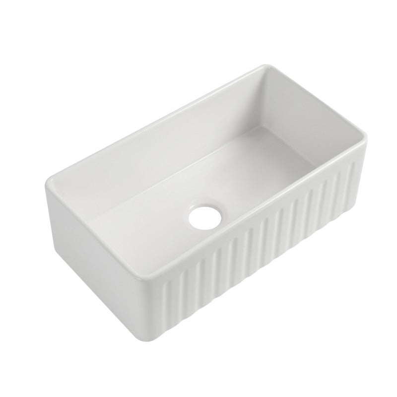 835x508x254mm Undermount Fireclay Butler Single Bowl Kitchen Sink