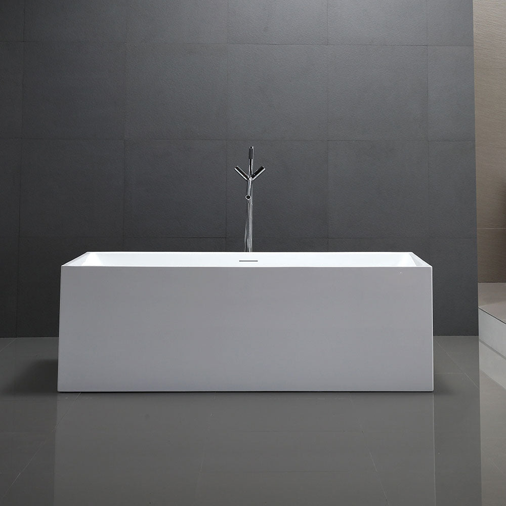 Brooklyn Multi-fit-free Gloss White Freestanding Bath - 1700mm