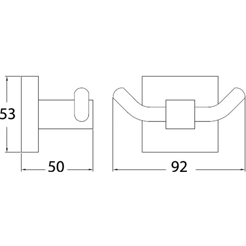 Sara Robe Hook – alternate view