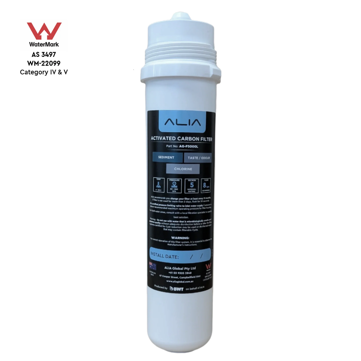 Alia Premium Tap Water Filtration Cartridge