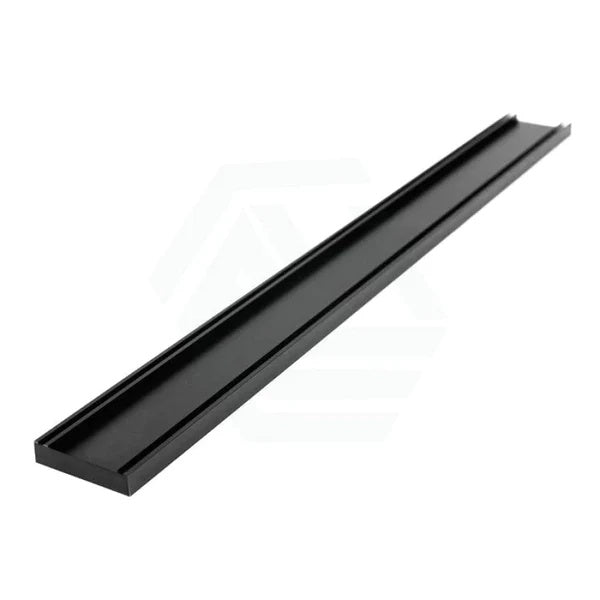 Aluminium Slimline Tile Insert Shower Drain 300-3000x100x21mm – Matte Black