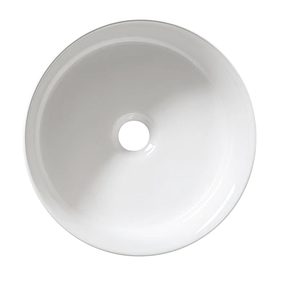 BA300MW - 300x300x110mm Matte White Above Countertop Basin – alternate view