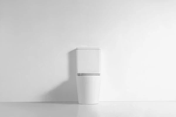 Belmont Back to Wall Rimless Compact Toilet Suite – Gloss White – view 4