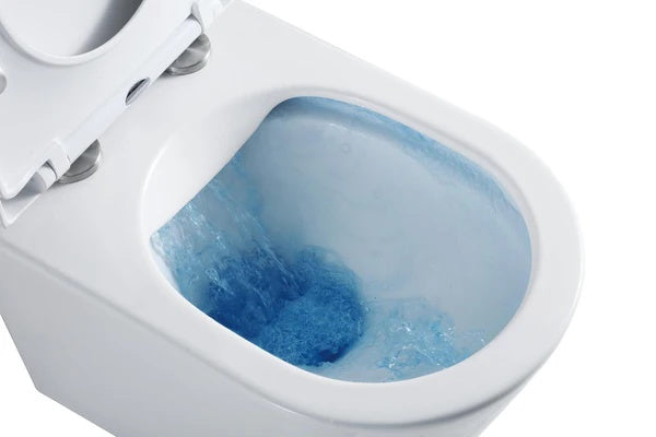Belmont Back to Wall Rimless Compact Toilet Suite – Gloss White – view 5