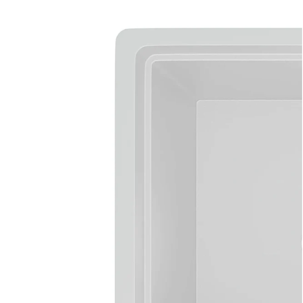 Granite Single Bowl Kitchen Sink D458-WH – ISTONE – view 7