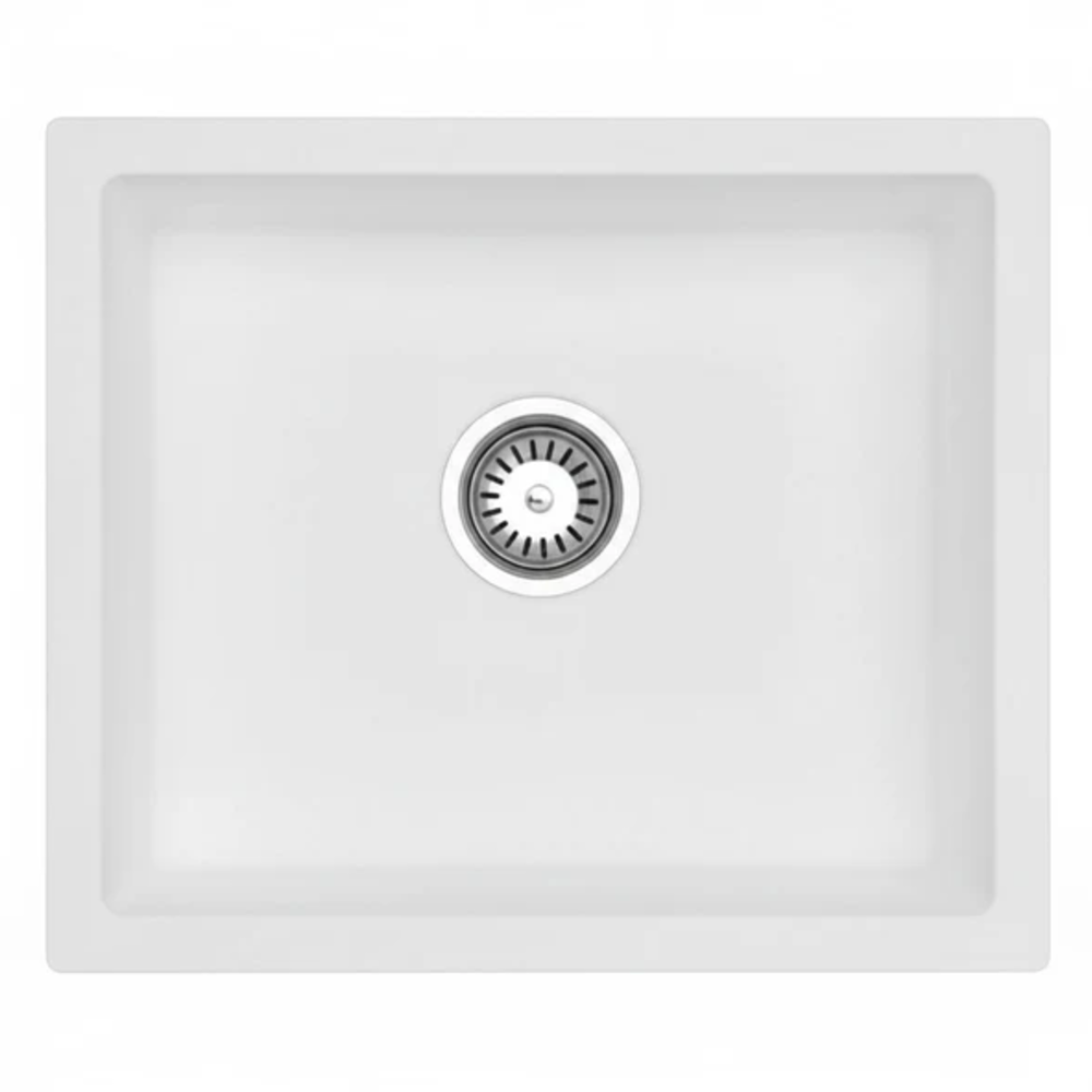 Granite Single Bowl Kitchen Sink D458-WH – ISTONE – view 4