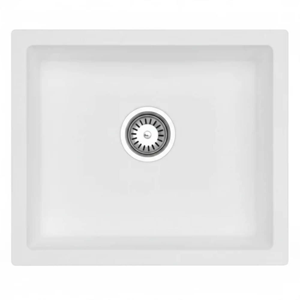 Granite Single Bowl Kitchen Sink D610-WH – ISTONE – view 4