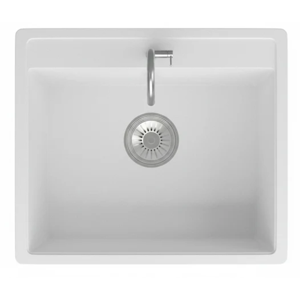 Granite Single Bowl Kitchen Sink D620-WH – ISTONE – view 5