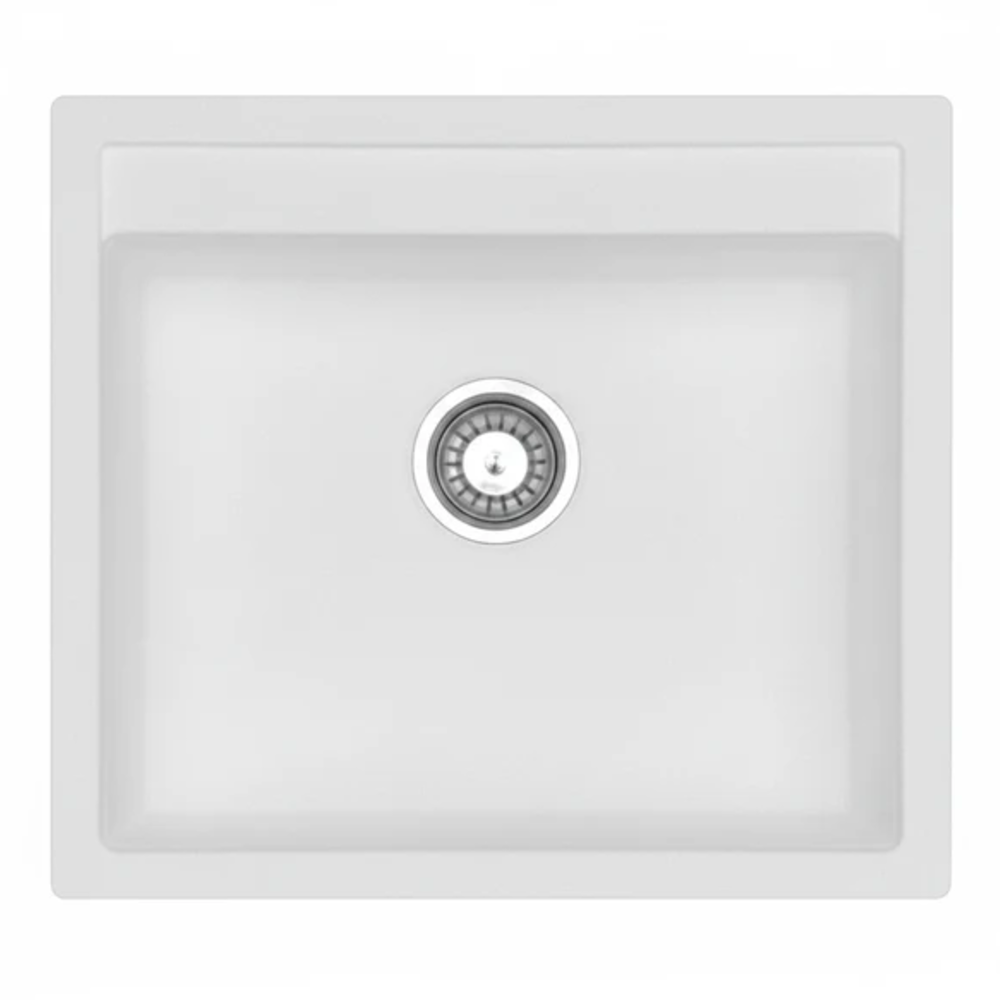 Granite Single Bowl Kitchen Sink D620-WH – ISTONE – view 4