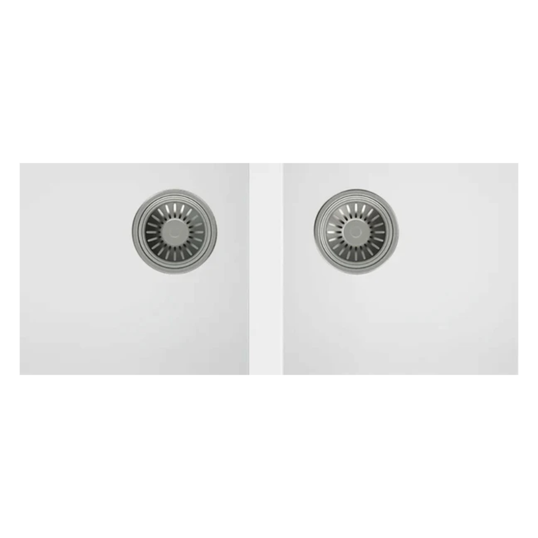 Granite Double Bowl Kitchen Sink D861-WH – ISTONE – view 5