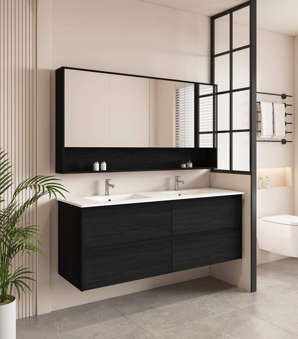 Hera 1500mm Vanity Wall Hung Single Bowl - 1500x450x560mm
