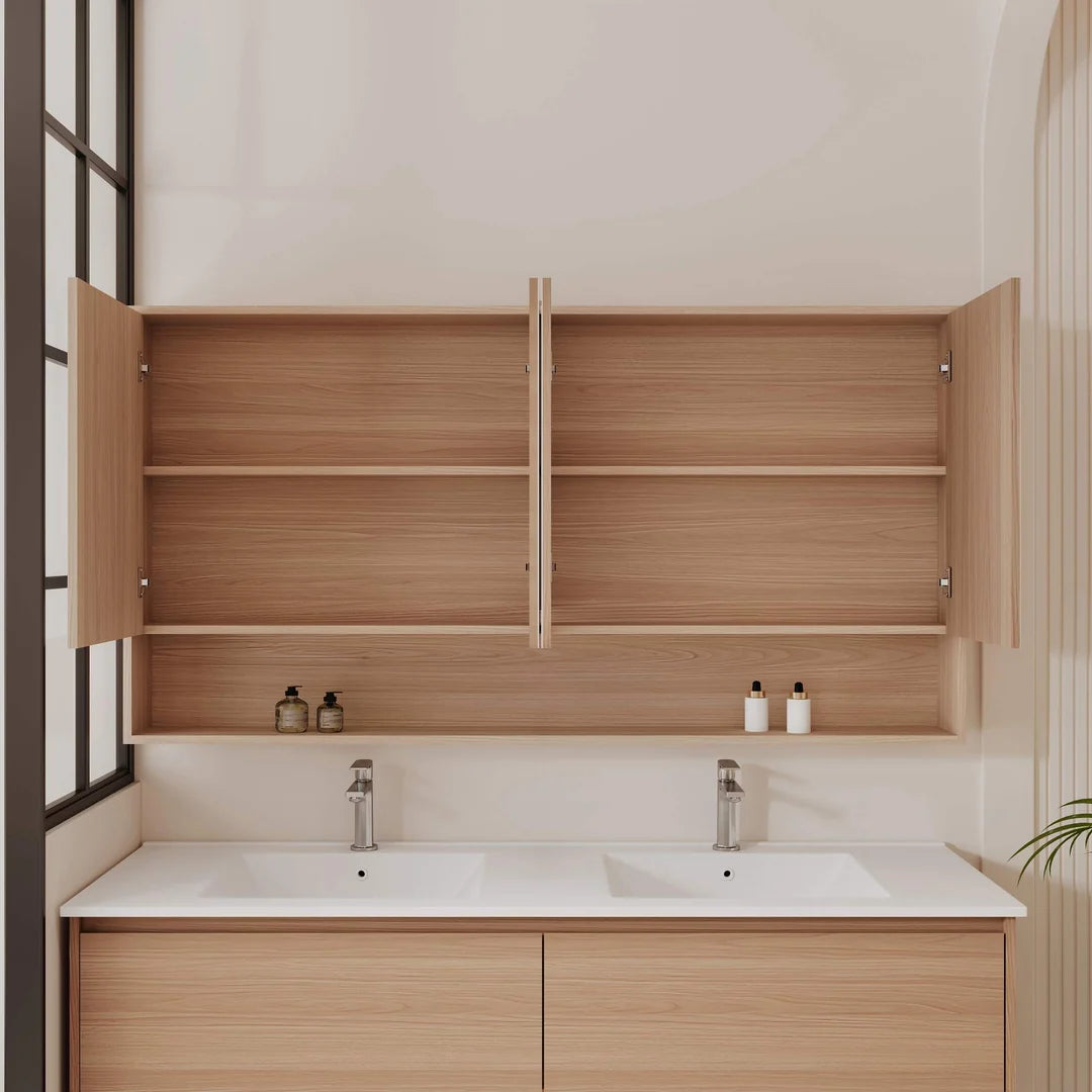 Hera 1500mm Shave Cabinet - 1500x780x150mm
