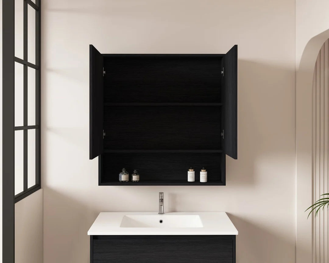 Hera 750mm Shave Cabinet - 750x780x150mm