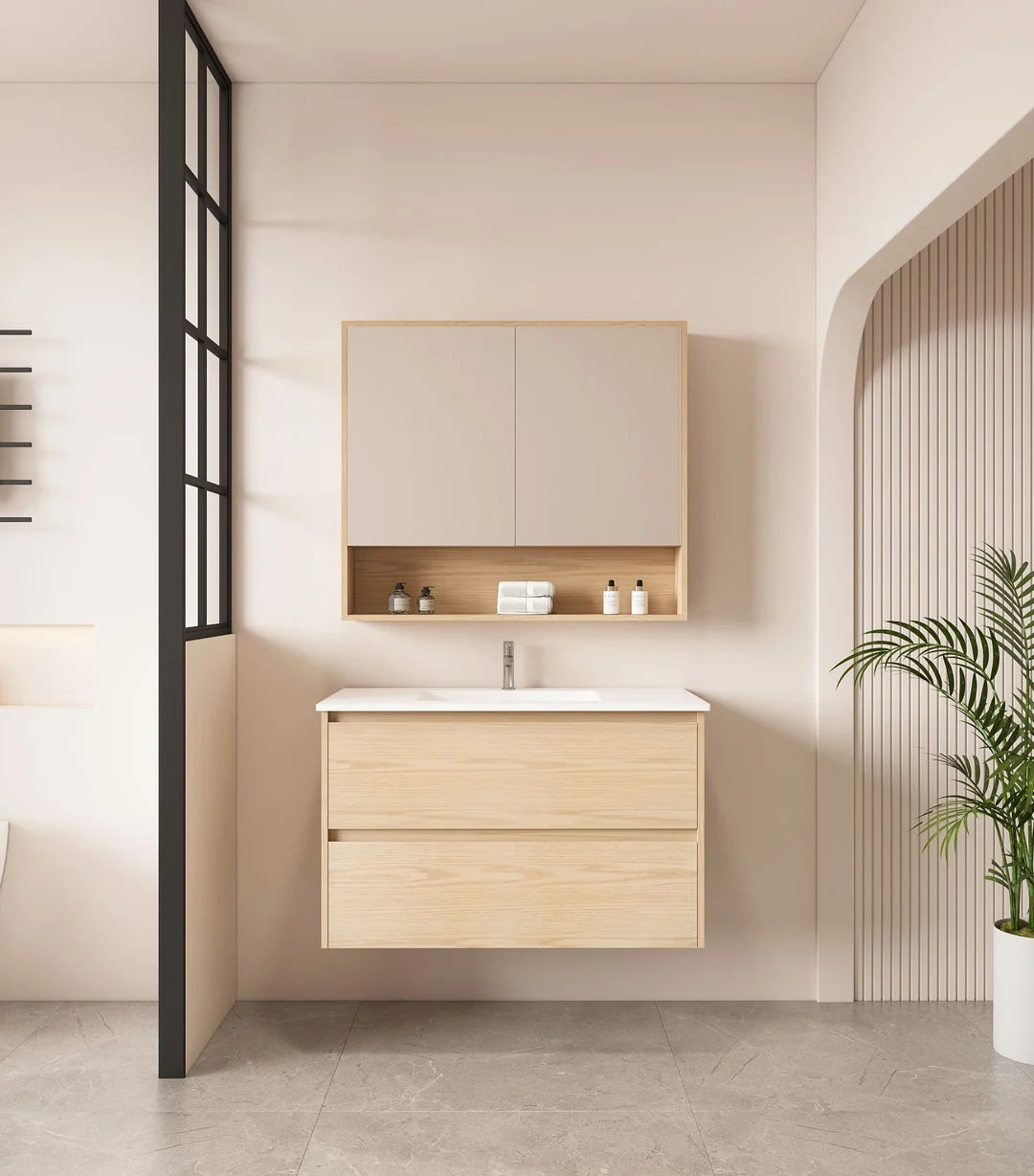 Hera 900mm Vanity Wall Hung - 900x450x560mm