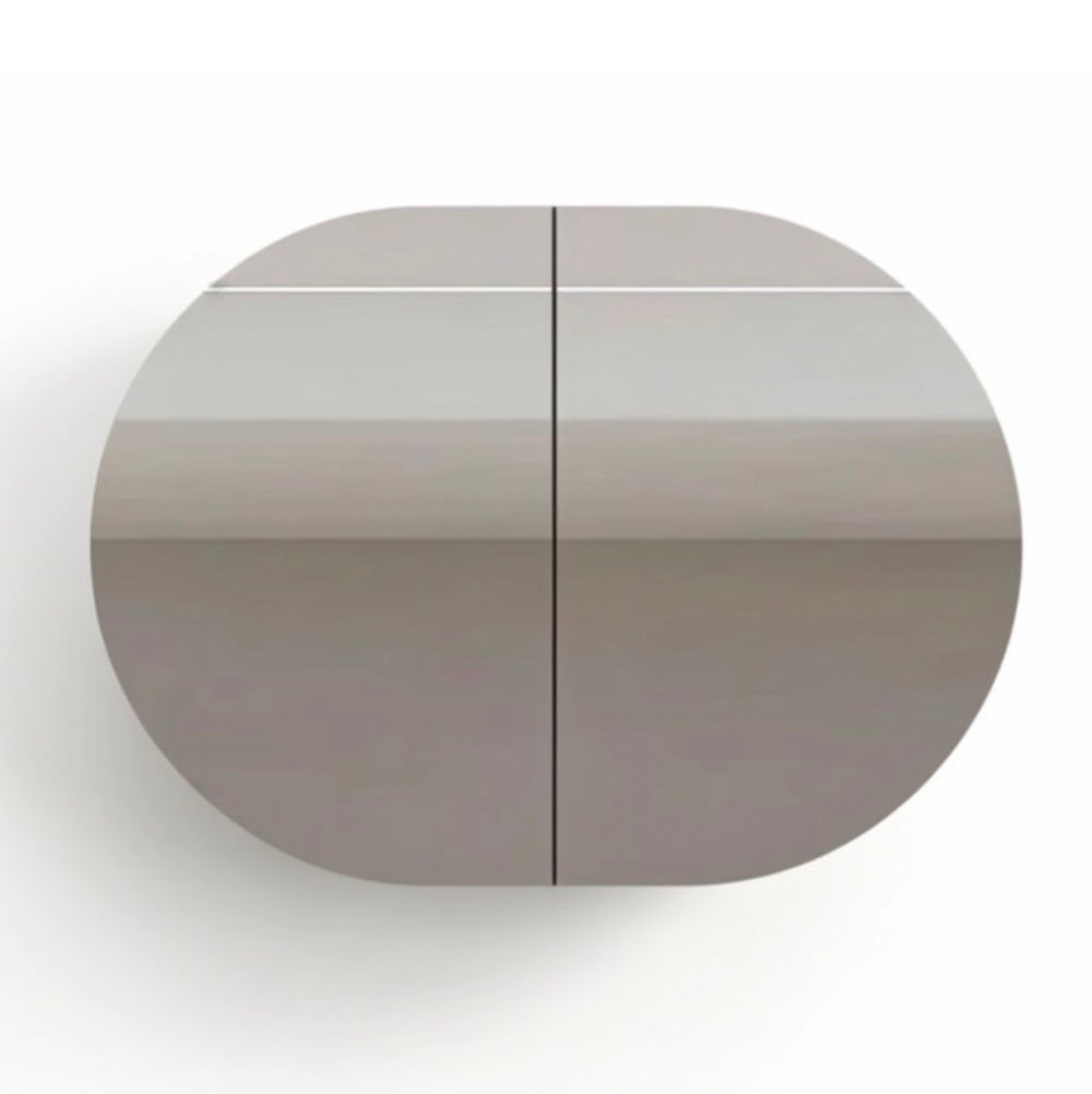 HP6090 - 900x600x150mm Matte White Polyurethane Peel Shaving Cabinent with Pencil Edge Mirror – alternate view