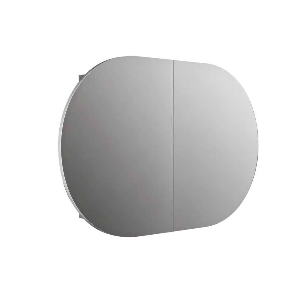 HP6090 - 900x600x150mm Matte White Polyurethane Peel Shaving Cabinent with Pencil Edge Mirror