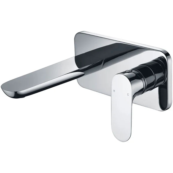 Banda Wall Basin Mixer Set Chrome