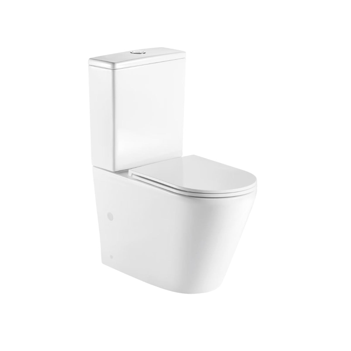 Ivy Rimless Back to Wall Toilet Suite – Matte White