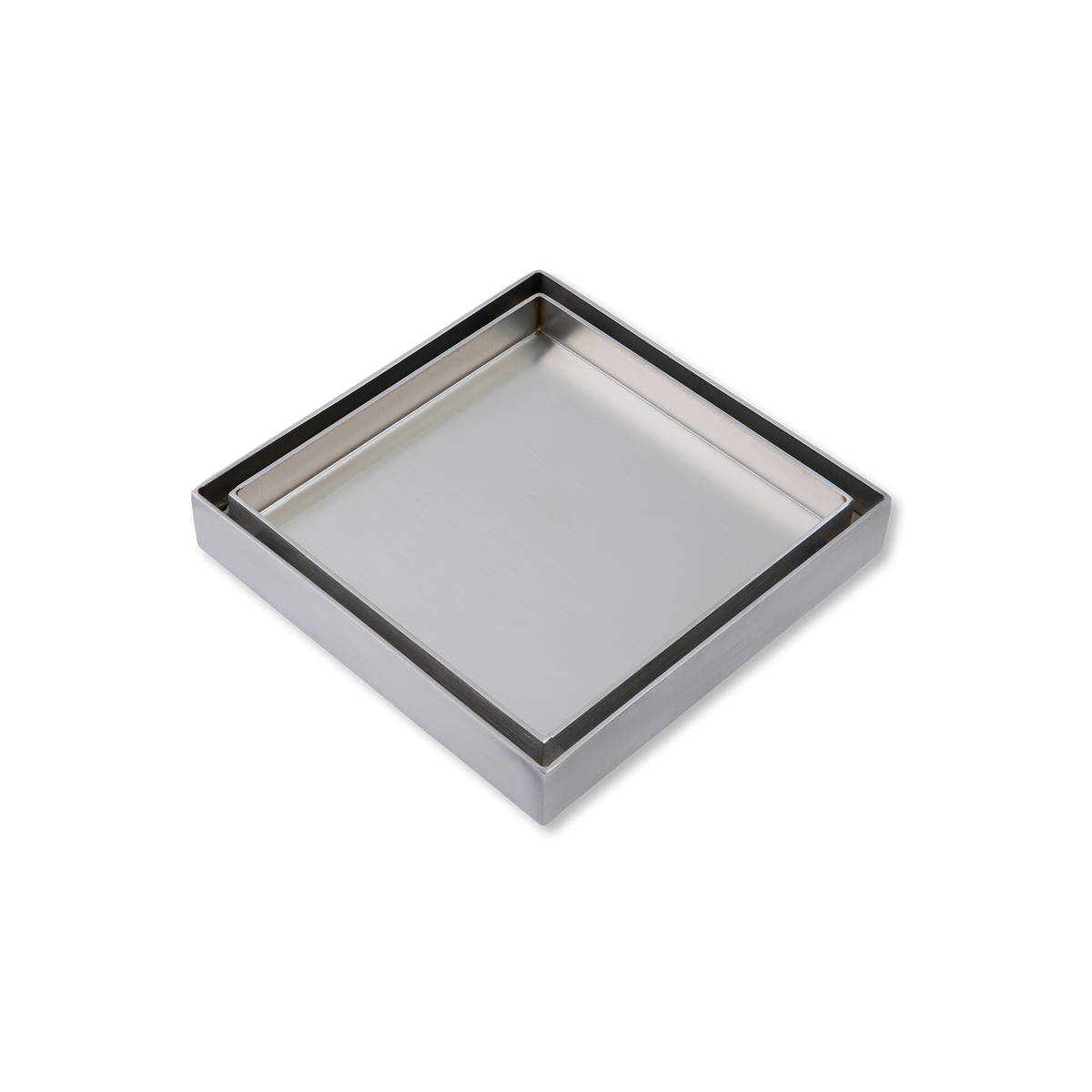 Tile Insert Floor Waste Chrome - 316 Marine Grade Stainless Steel - 120 x 120mm