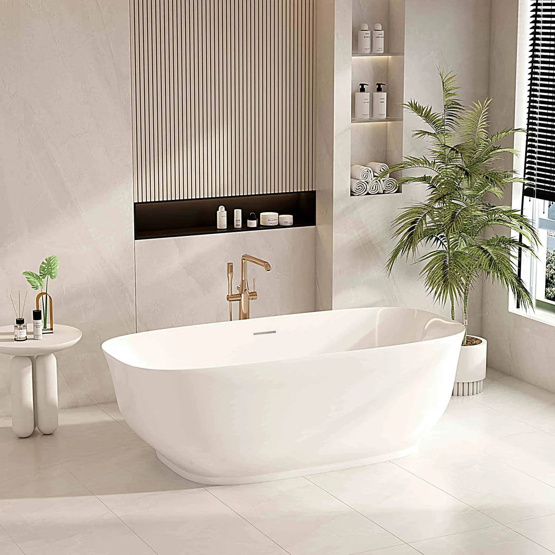 Classique Gloss White Freestanding Bath - 1700mm