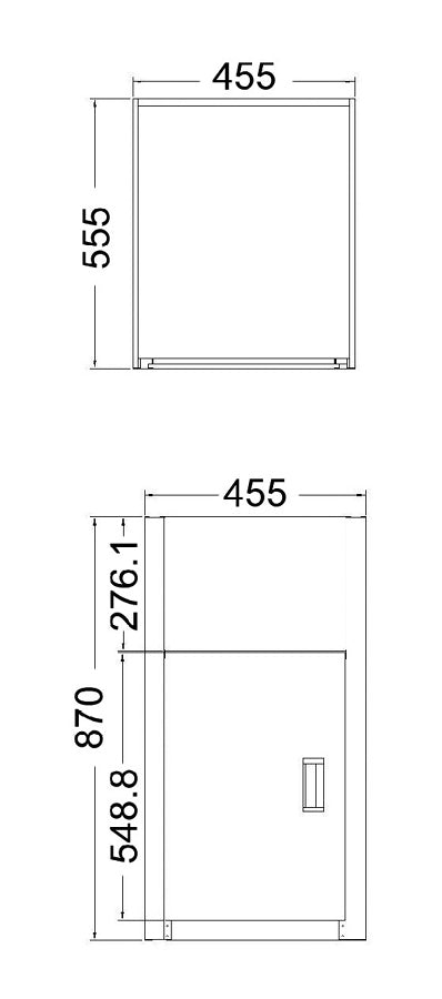 LT35LC – SS304 Laundry Sink with Cabinet – alternate view