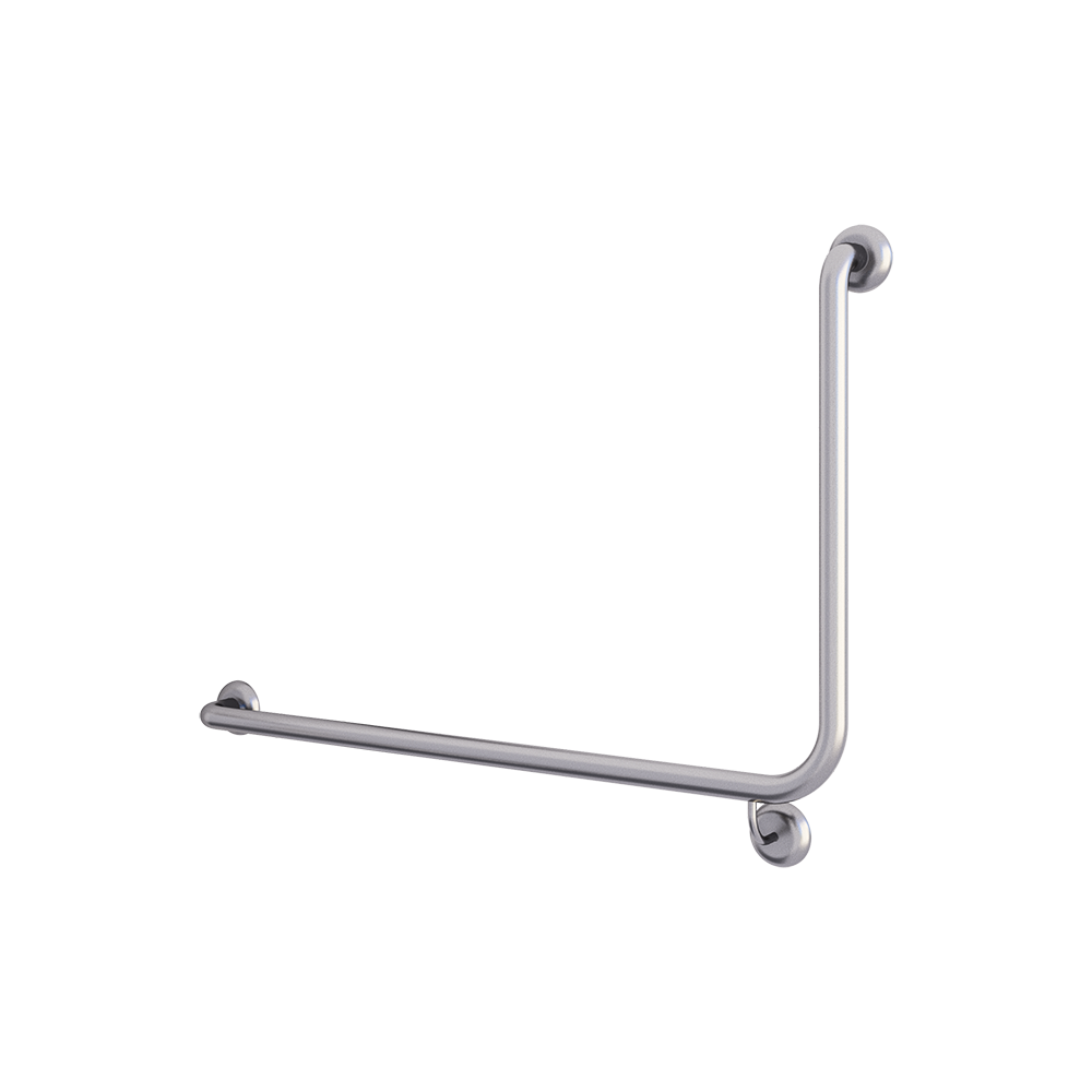 Metlam 90° Flush Mount Side Wall LH Grab Rail