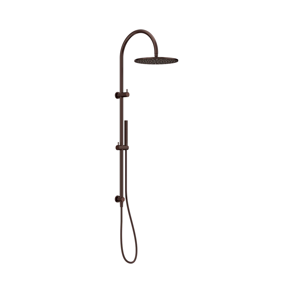 Nero Mecca Twin Shower With Slim Microphone Handshower
