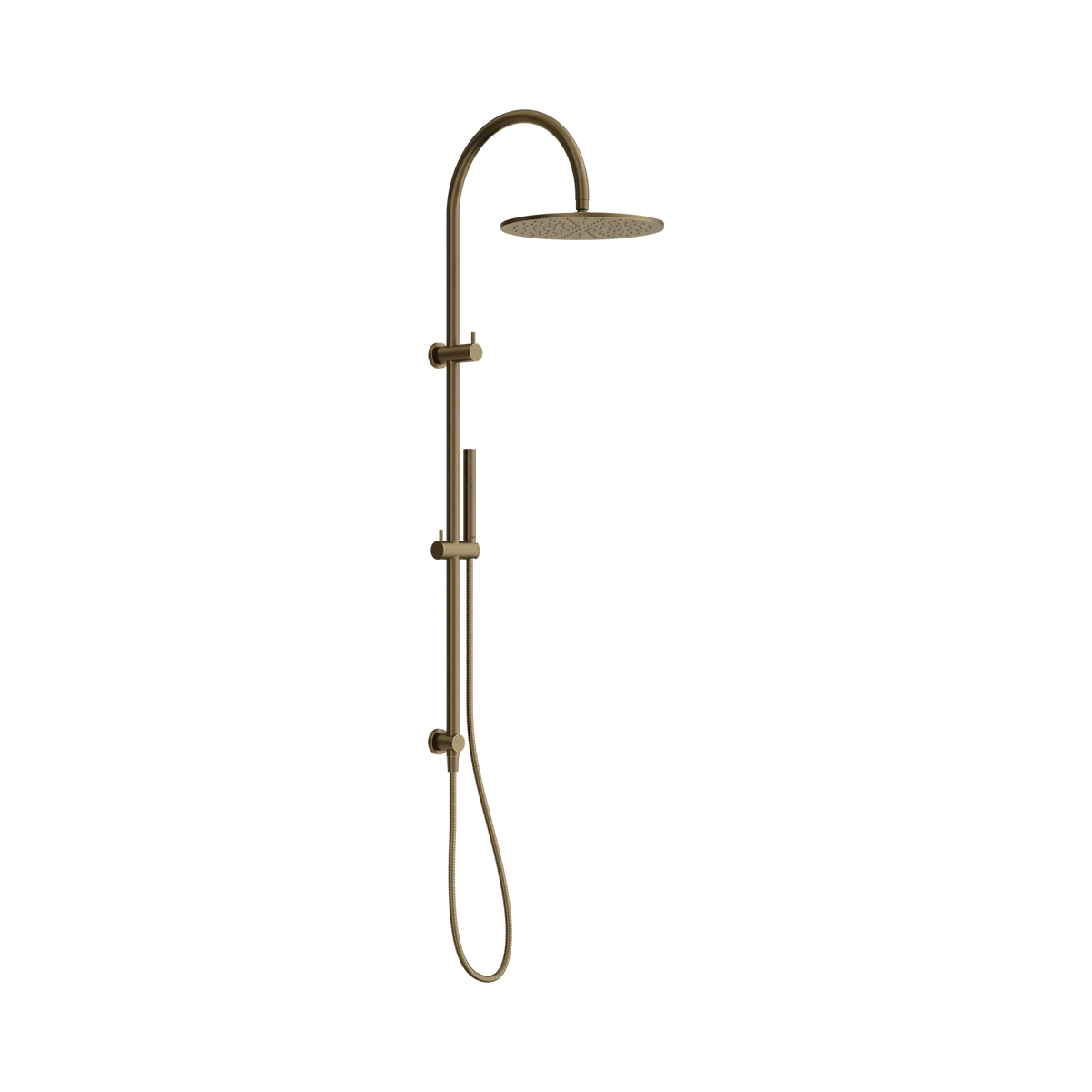 Nero Mecca Twin Shower With Slim Microphone Handshower