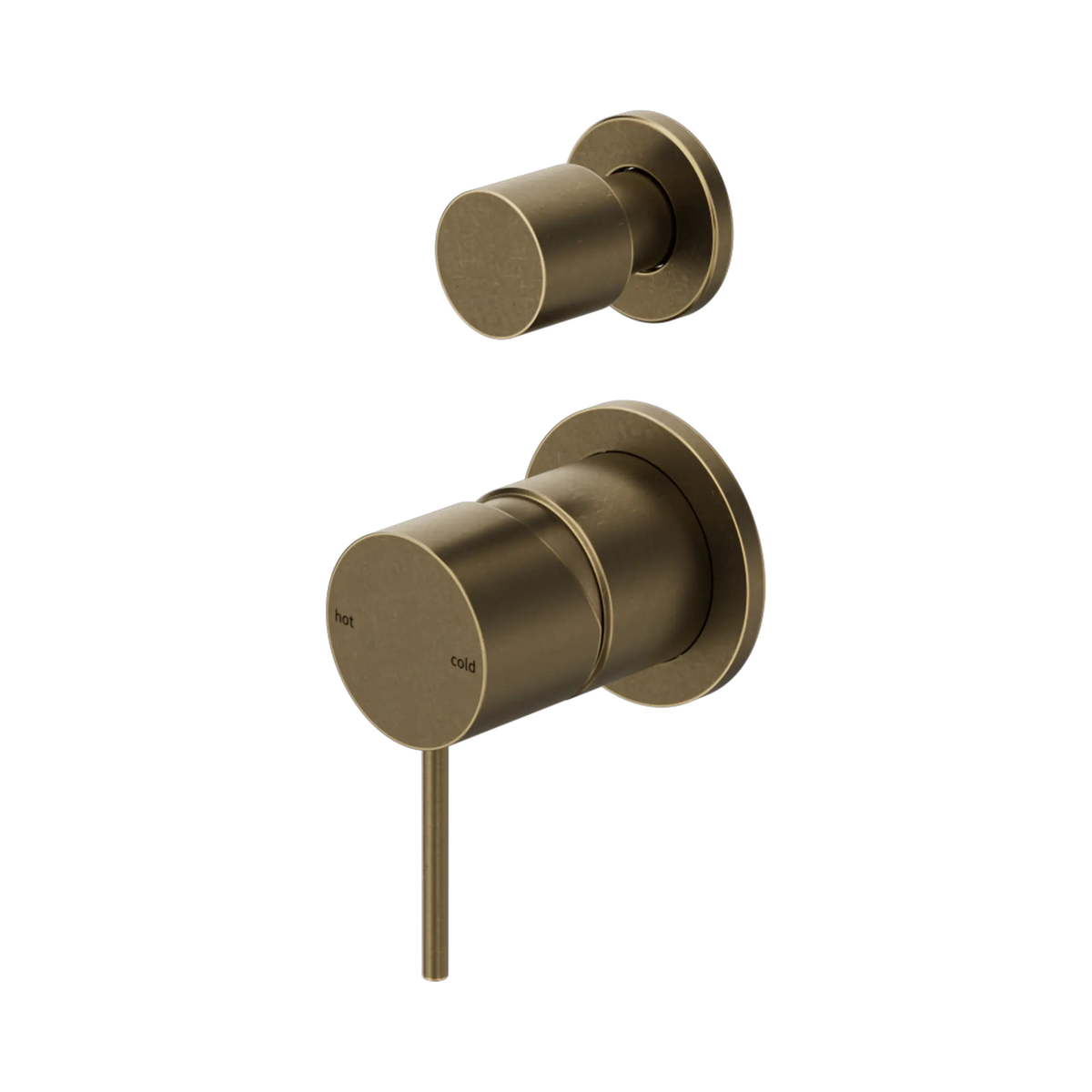 Nero Mecca Shower Mixer With Diverter Separate Back Plate