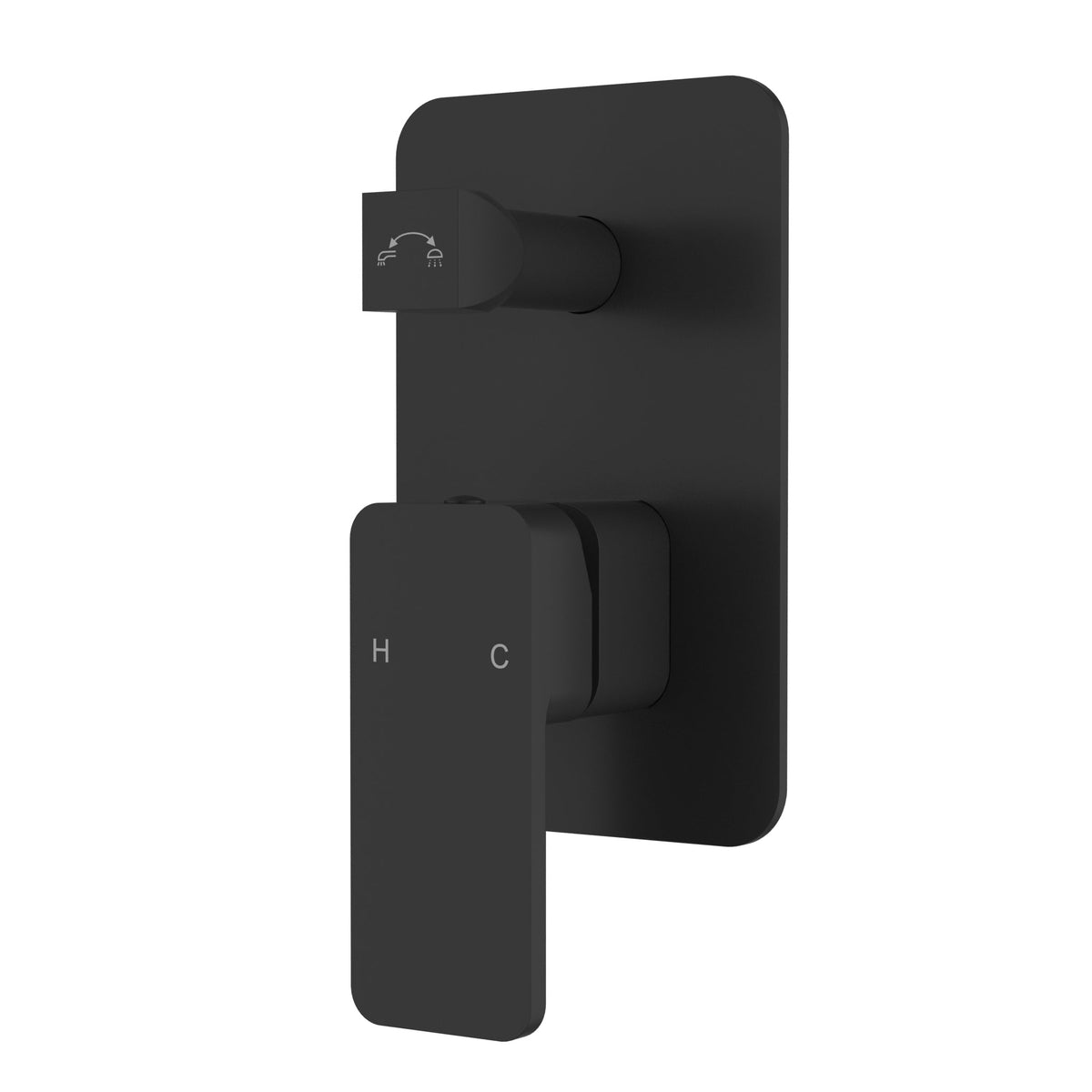 Nova Wall Mixer Diverter – alternate view