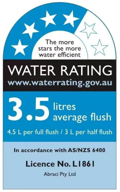 Neilson Rimless Tornado Quiet Flush Toilet Suite – Gloss White – view 6