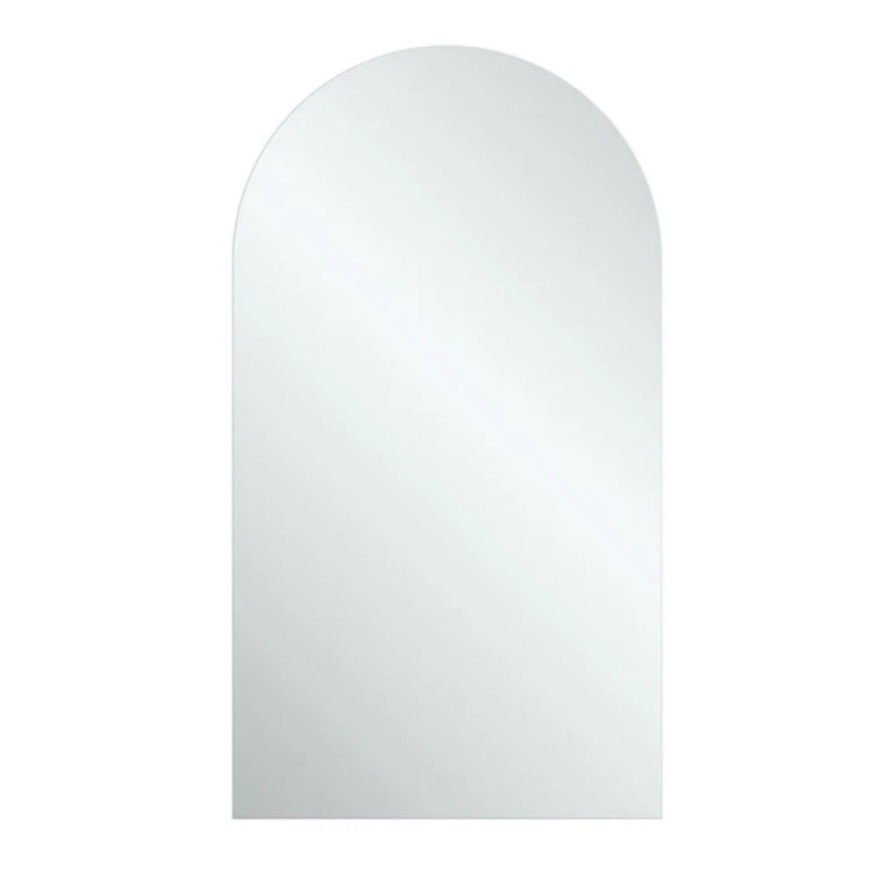 SE4590A - 450x900x5mm Pencil Edge Copper Free Arch Plain Mirror
