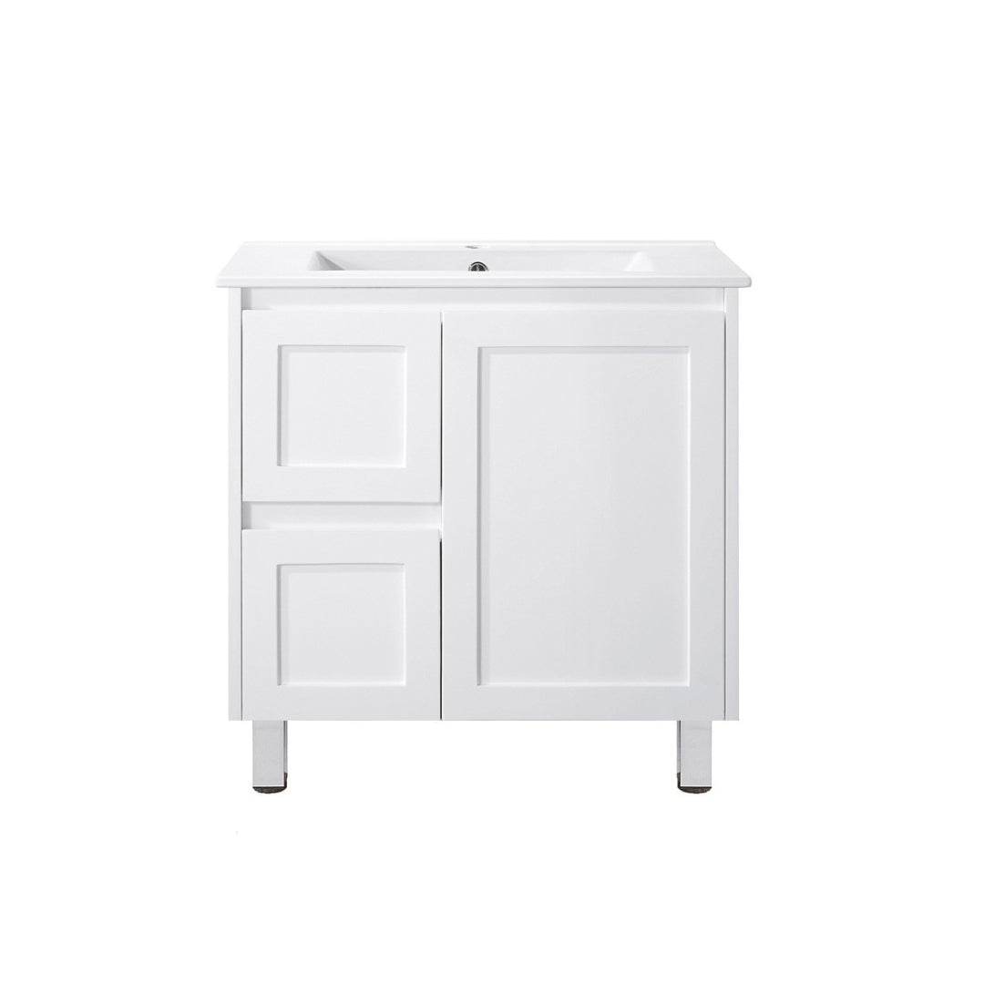 SH750L - 750x460x875mm Matte Finish Polyurethane Cabinet with Shaker Doors
