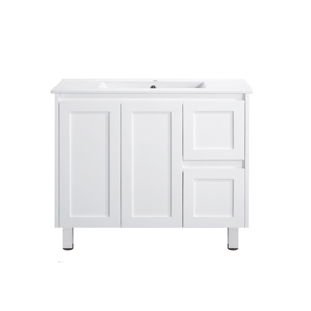 SH900R - 900x460x875mm Matte Finish Polyurethane Cabinet with Shaker Doors