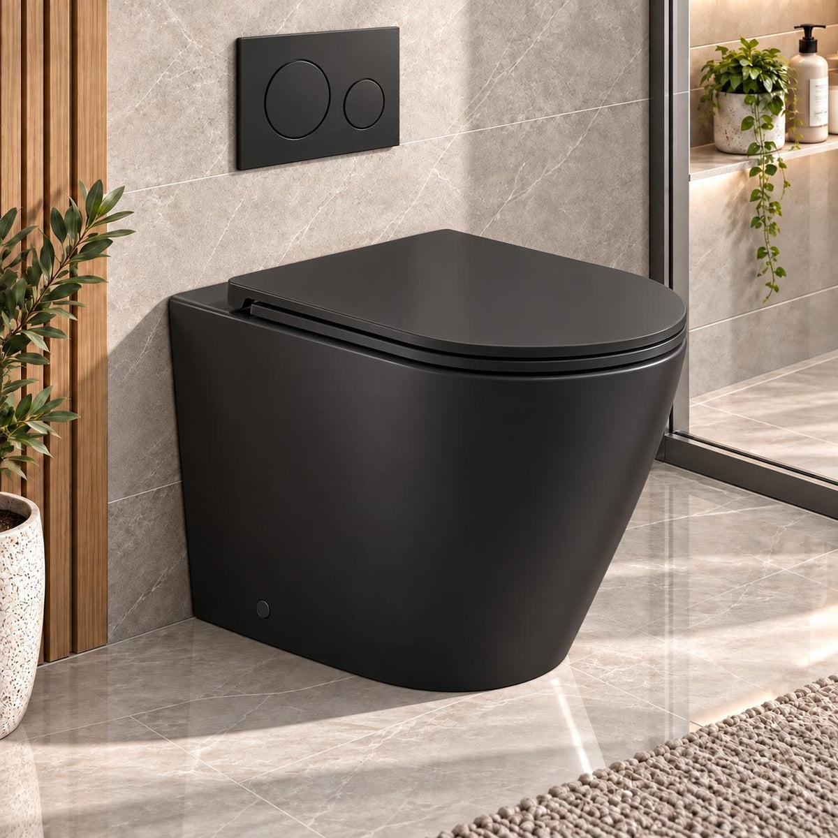 Berlin Matte Black Floor Pan