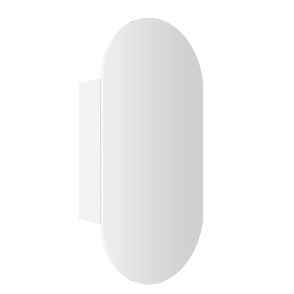 SP6090 - 600x900x150mm Matte White Polyurethane Peel Cabinet with Pencil Edge Mirror