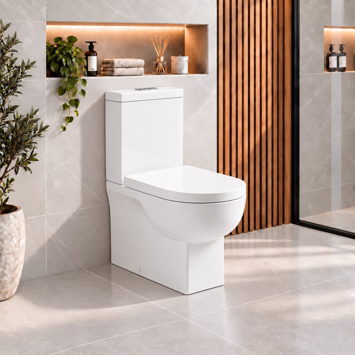 Venus Back To Wall Toilet Suite – Gloss White