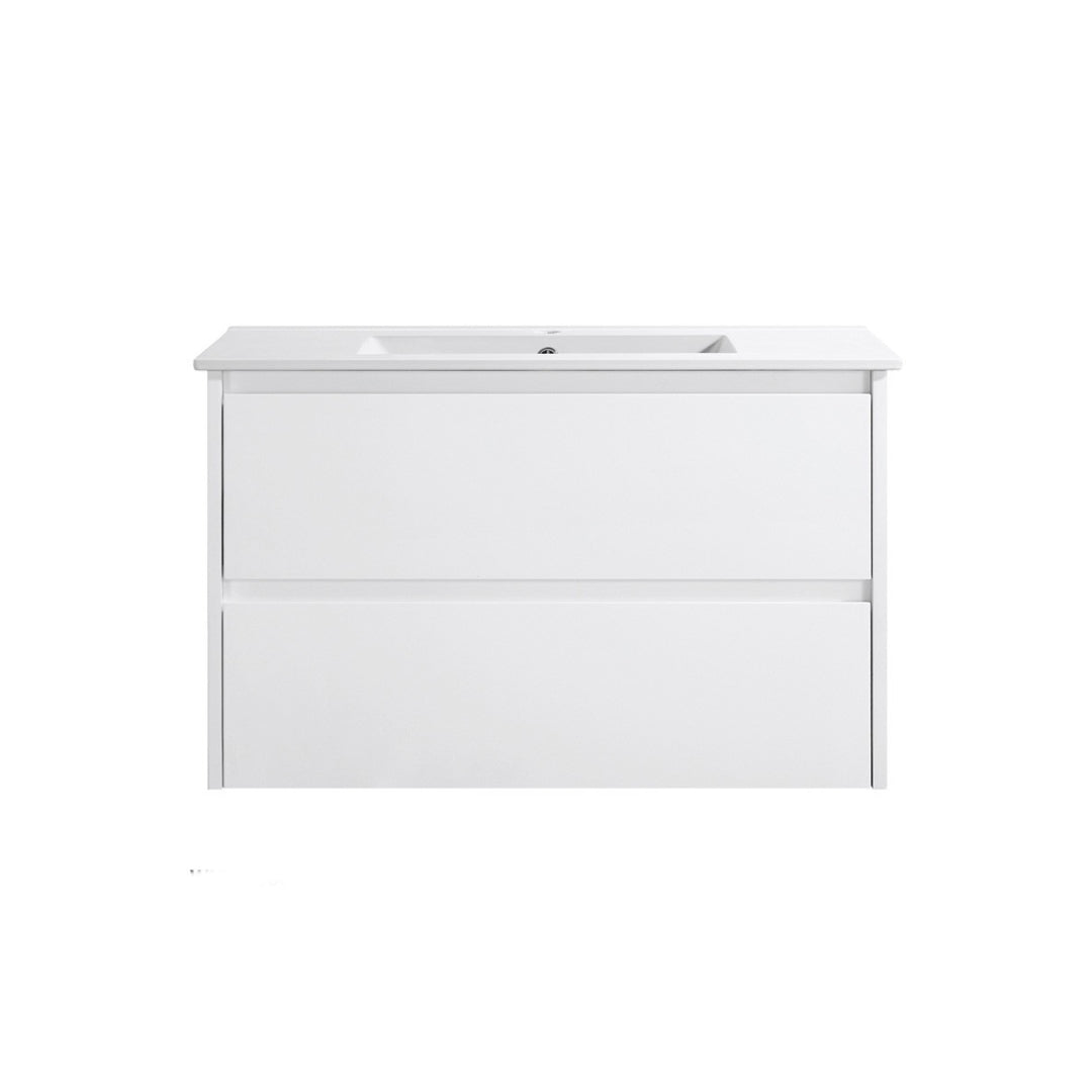 WHTD900 - 900x460x560mm Wall Hung PVC Vanity