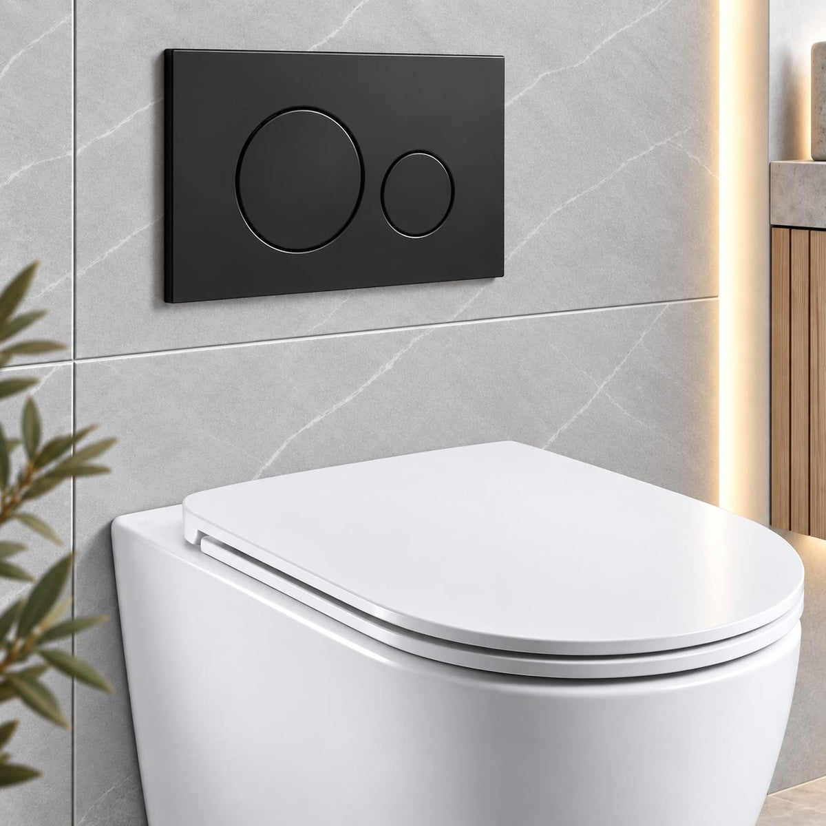 Geberit Sigma 20 Buttons – Matte Black