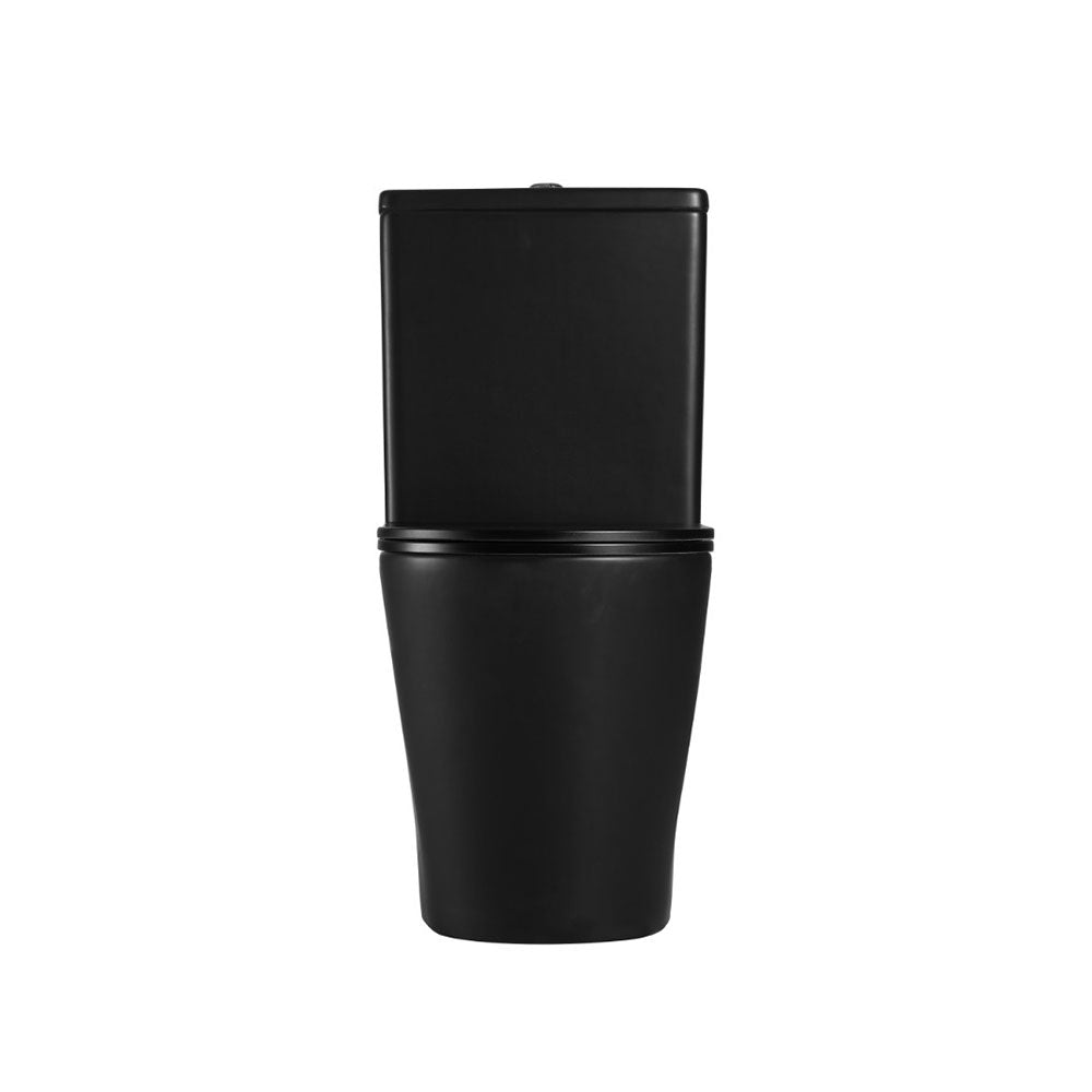 Damian Rimless Flush Toilet Suite – Matte Black – detail view