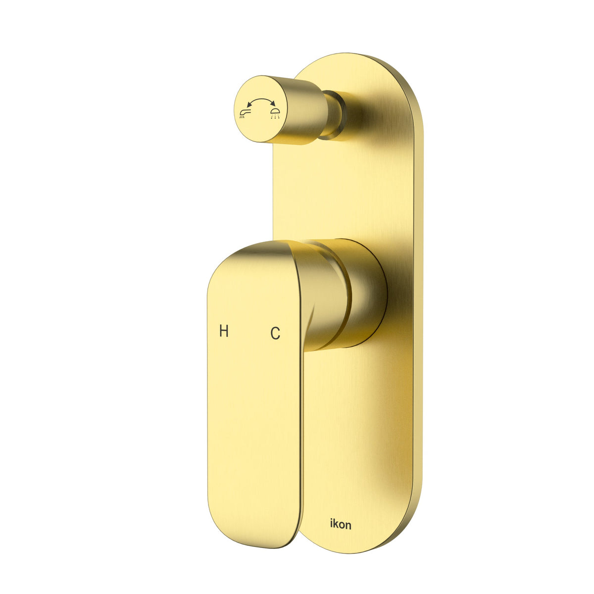 Kara Wall Mixer Diverter – alternate view