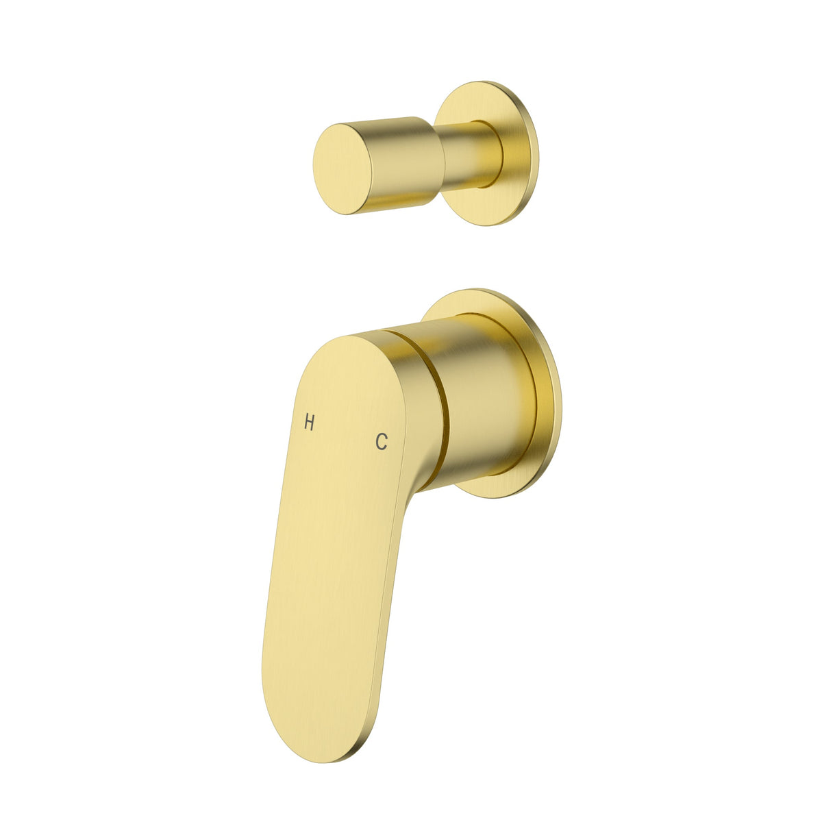 Sulu II Wall Diverter Mixer Trim Kits With Separate Cover Plate – alternate view