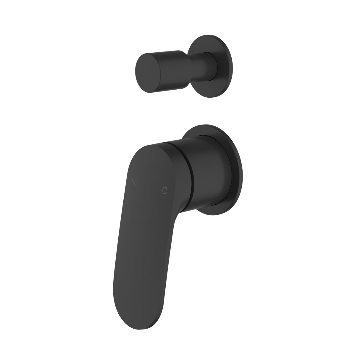 Sulu II Wall Diverter Mixer Trim Kits With Separate Cover Plate – view 6