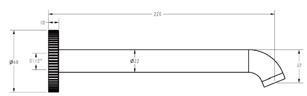 Linie Spout 220mm – view 4