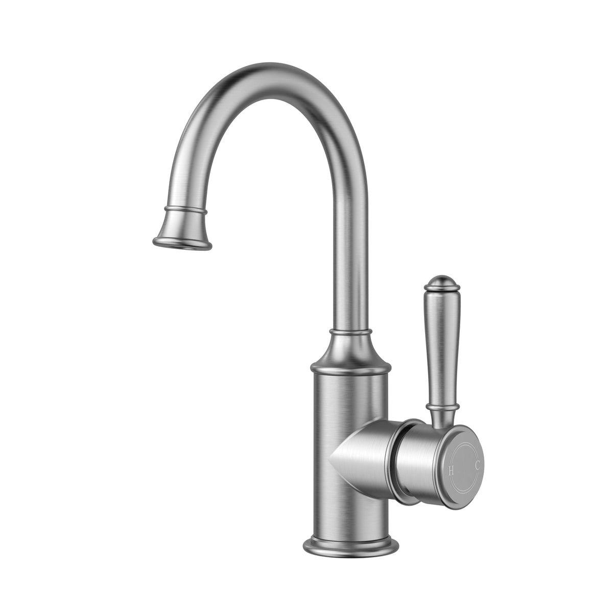 Clasico Basin Mixer Gooseneck – detail view