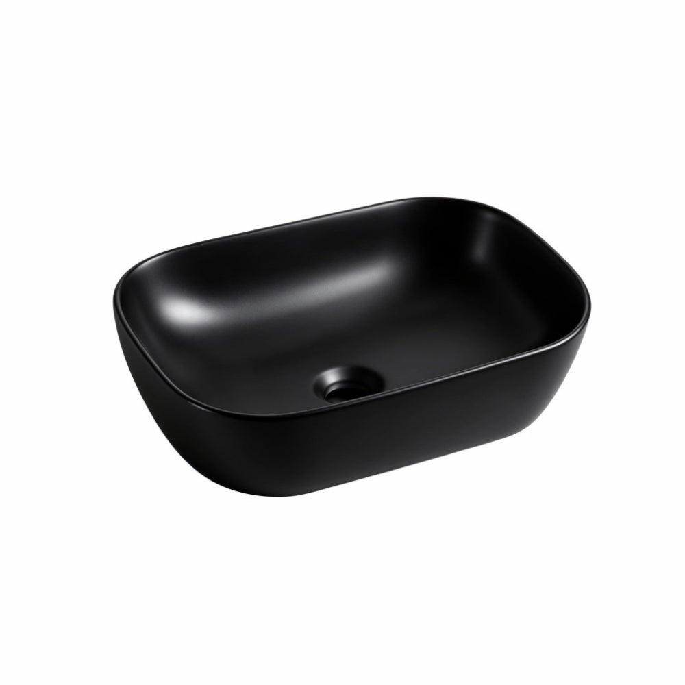 BA455MB - 455x325x135mm Matte Black Above Countertop Basin
