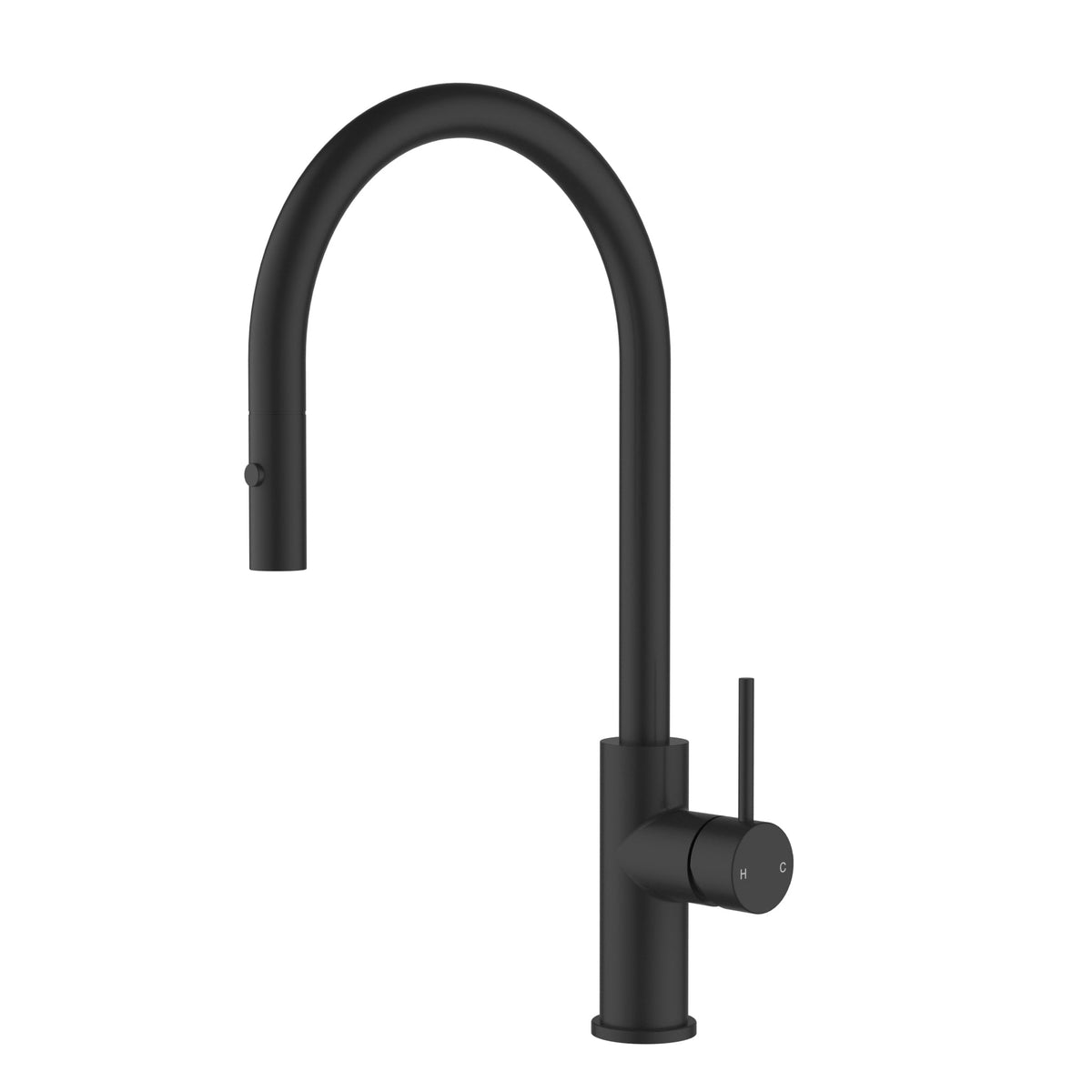 Otus Slimline SS Gooseneck Pull-Out Sink Mixer In Brushed ss304 – view 6